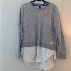 Adidas sweatshirt with attached mesh!